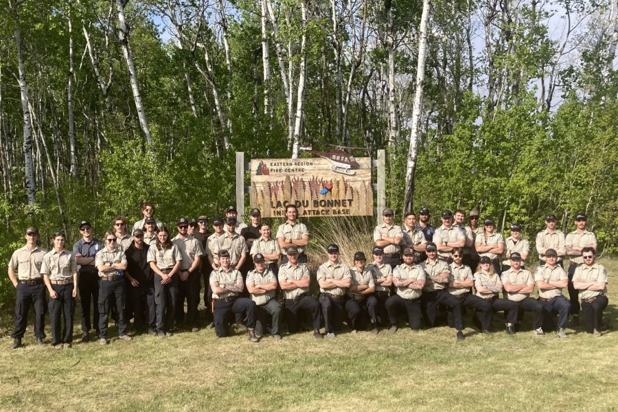 <who>Photo Credit: BC Wildfire Service</who>Another 41 additional firefighters and one agency representative have been dispatched to replace crews who have been in Manitoba since early May.