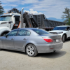BC teen fined $1,793, banned from driving for 1 year after crashing into parked dump truck