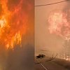 <span style="font-weight:bold;">VIDEO:</span> Coquihalla motorists capture footage of ferocious wildfire flames