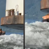 Mounties investigating viral video of a personal watercraft riding under a ferry