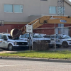 Alberta man charged after stolen trackhoe used to damage 5 RCMP vehicles
