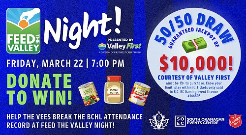 Vees ready to reward fans, set all-time attendance record March 22 at 'Feed the Valley Night'