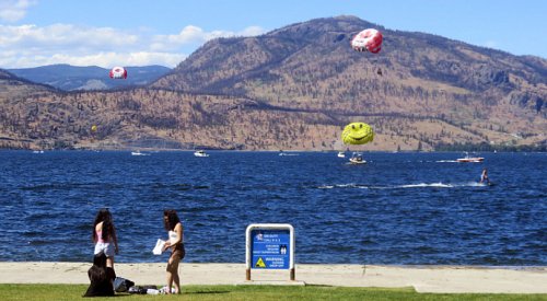 Kelowna weather: High of 31ºC, strong gusts, no rain