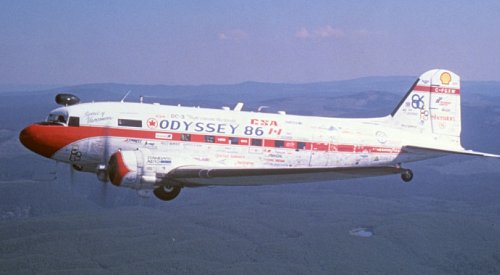 Plane that flew around the world to promote Expo 86 is now a showpiece in Kelowna