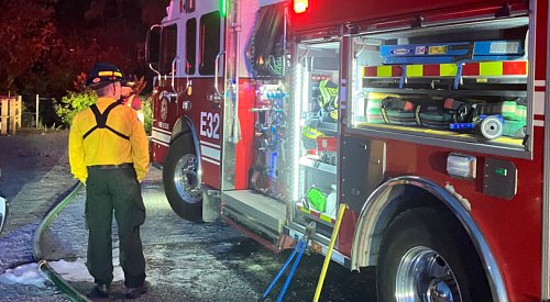 'Relatively straightforward' job for firefighters called to West Kelowna blaze