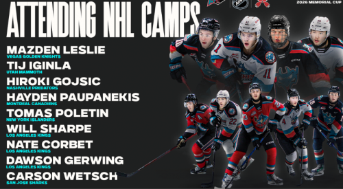 9 current Kelowna Rockets taking their talents to NHL camps this week