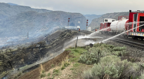 Handful of wildfires tackled in Kamloops Fire Centre on Saturday