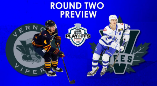 Vees begin second-round series against rival Vernon Vipers