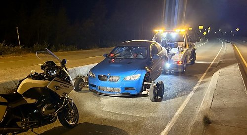 Driver, 21, busted going 114 km/h over speed limit on BC highway