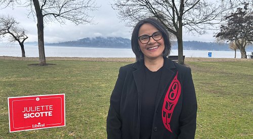 VIDEO: Juliette Sicotte runs for the Liberals in Okanagan Lake West-South Kelowna