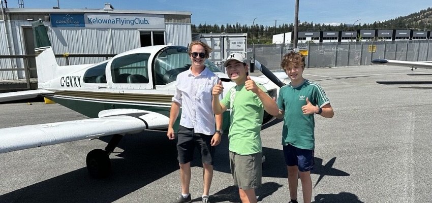 Cool careers touted to Kelowna teens on this National Aviation Day